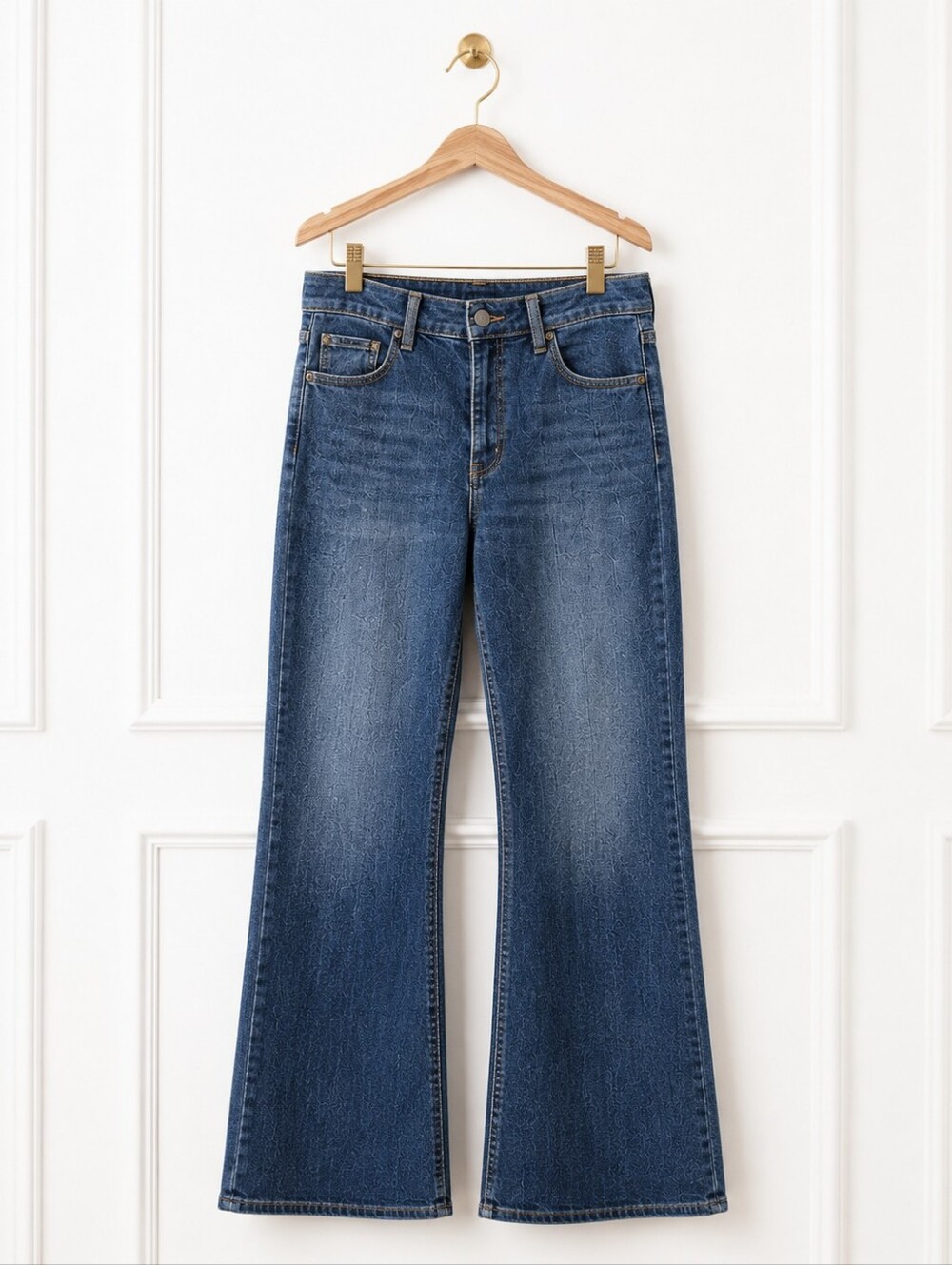 Cosmic Blue Love Blue Bootcut Flare Jeans Size 29 | Mid Rise Stretch Denim - Picture 5 of 8
